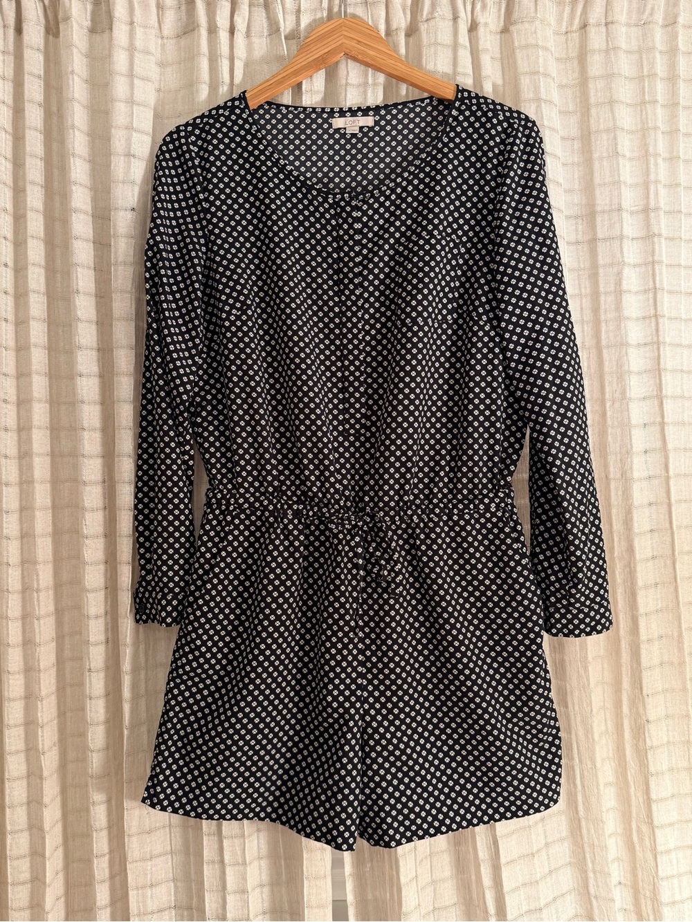 Black & White Printed Romper